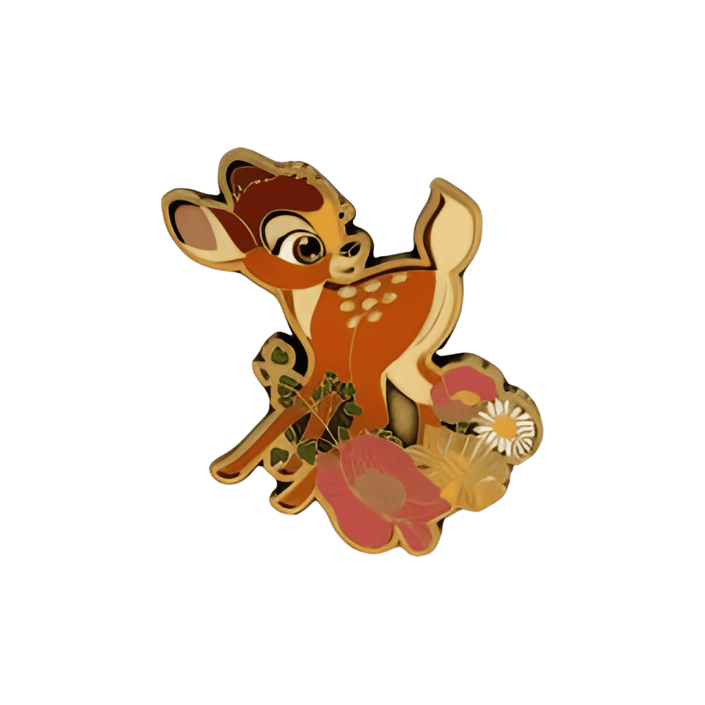 Bambi Floral Chibi Disney pin