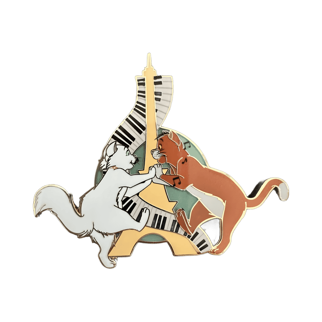 Duchess and Thomas O'Malley Disney pin
