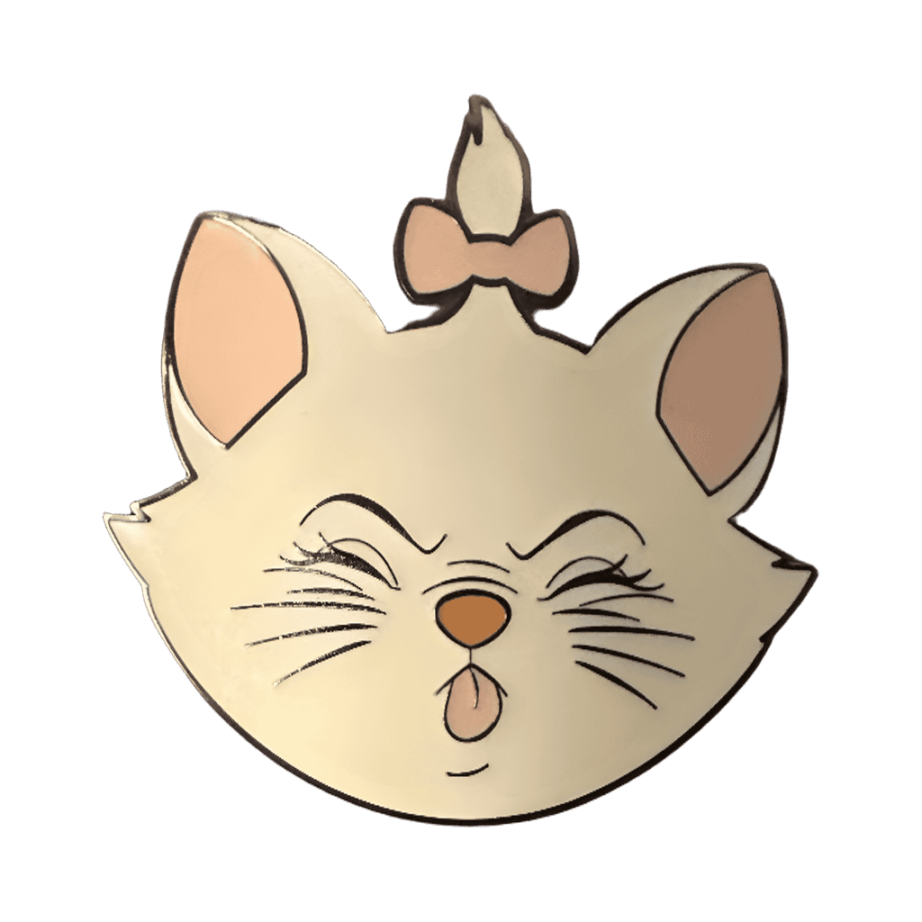 Marie Tongue Out Disney pin