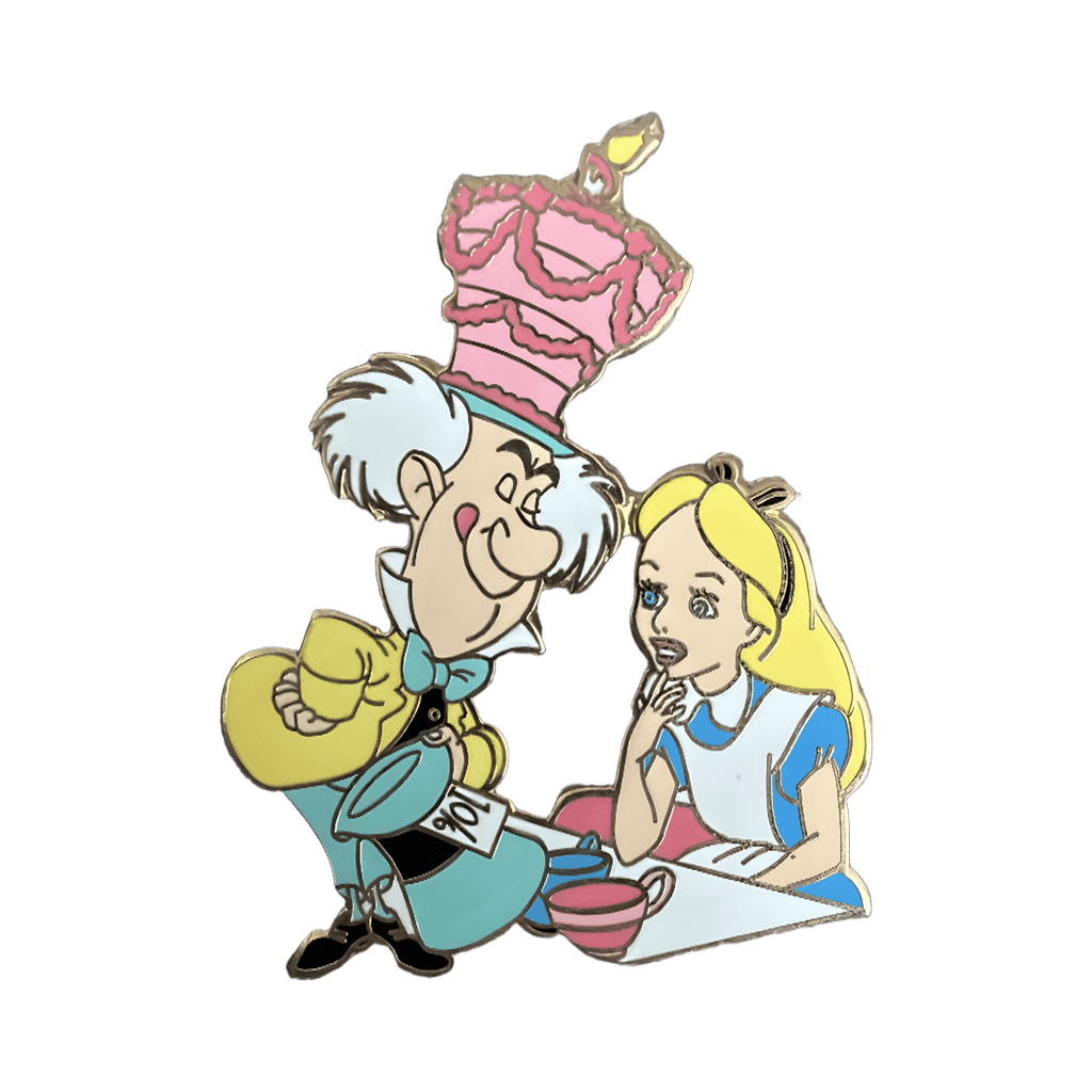 Alice and Mad Hatter Disney pin