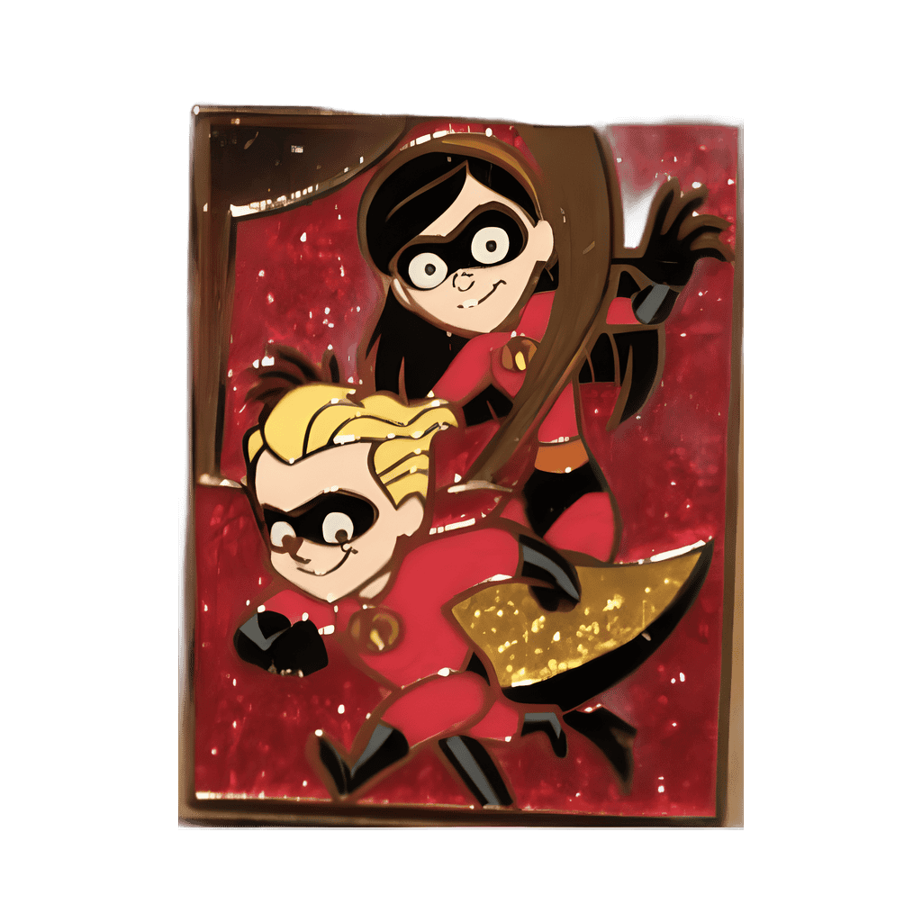 The Incredibles - Dash and Violet - Chaser Disney pin