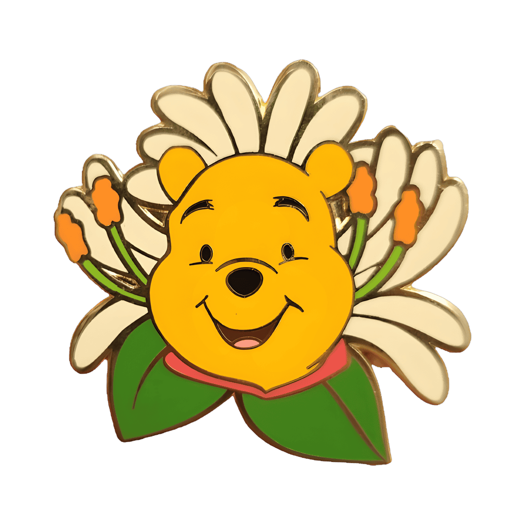 Winnie the Pooh on Honeysuckle Disney pin