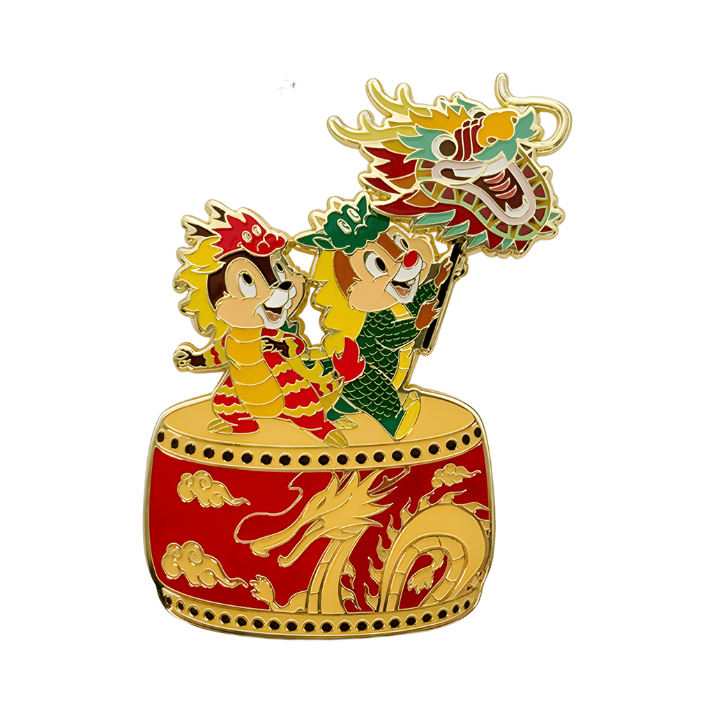 2024 - Chip & Dale with Dragon Disney pin