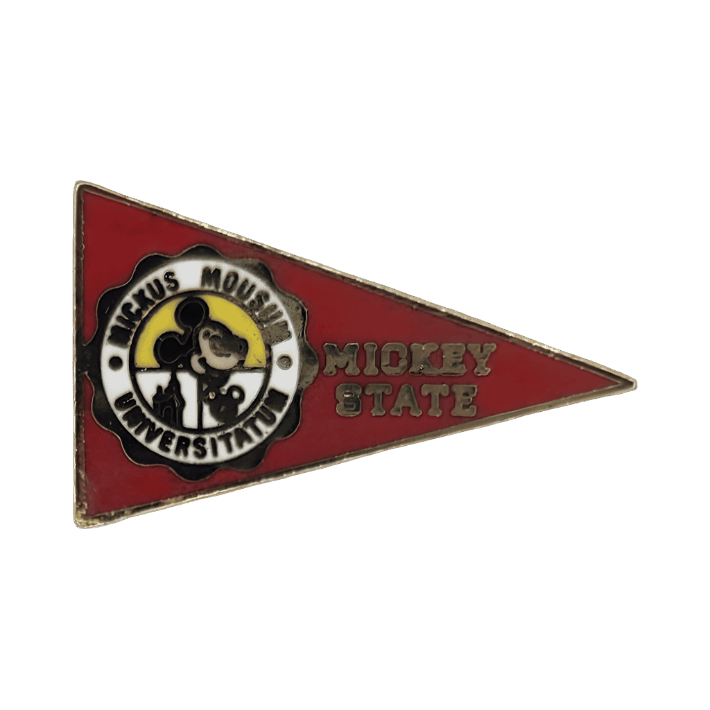 Mickey State Pennant - Mickus Mousum Universitatum Disney pin