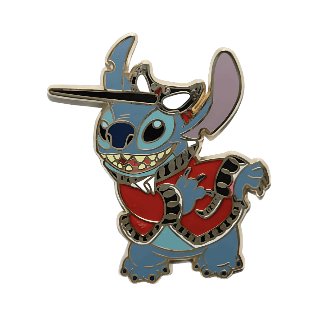 Stitch Mardi Gras Disney pin
