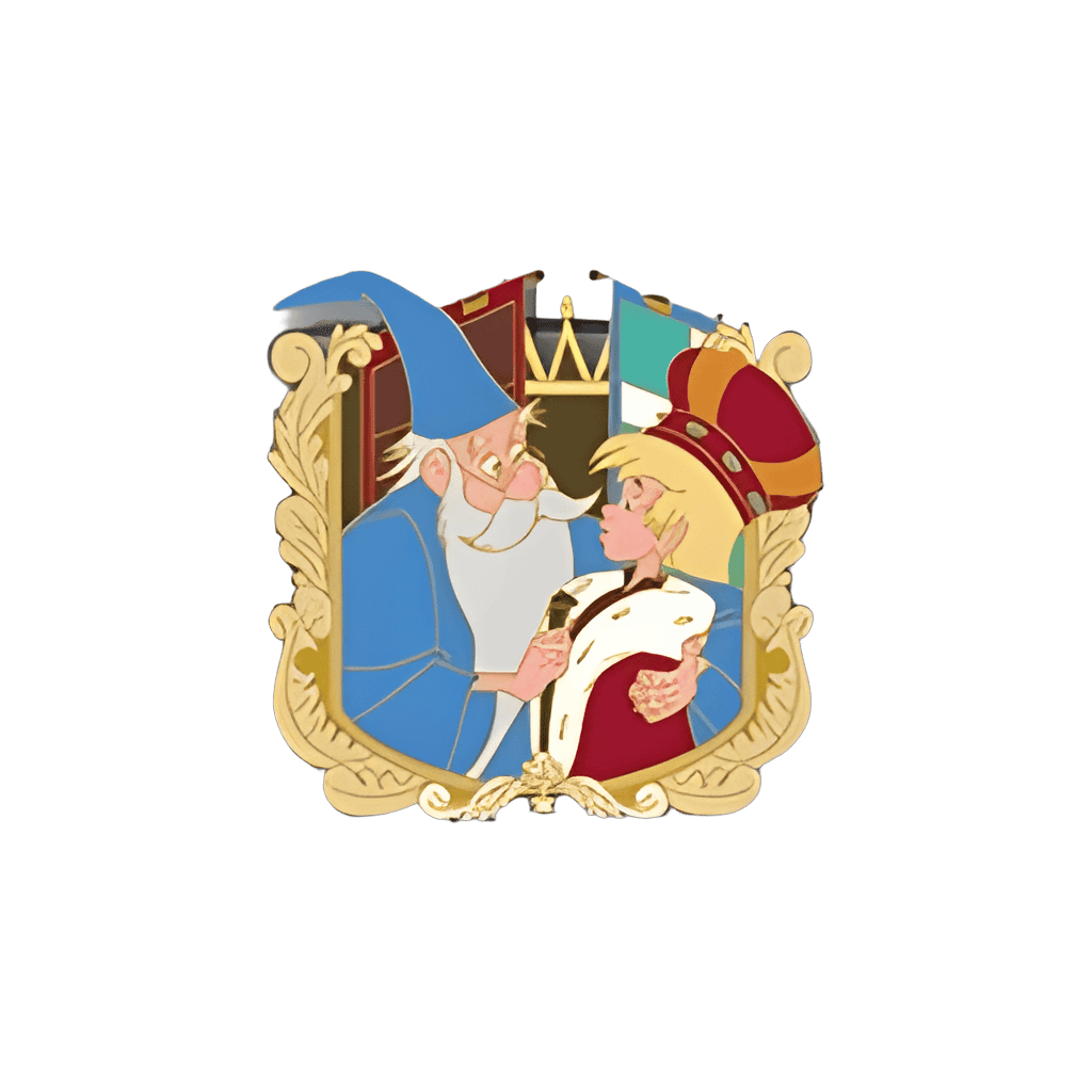 Merlin and Arthur Disney pin
