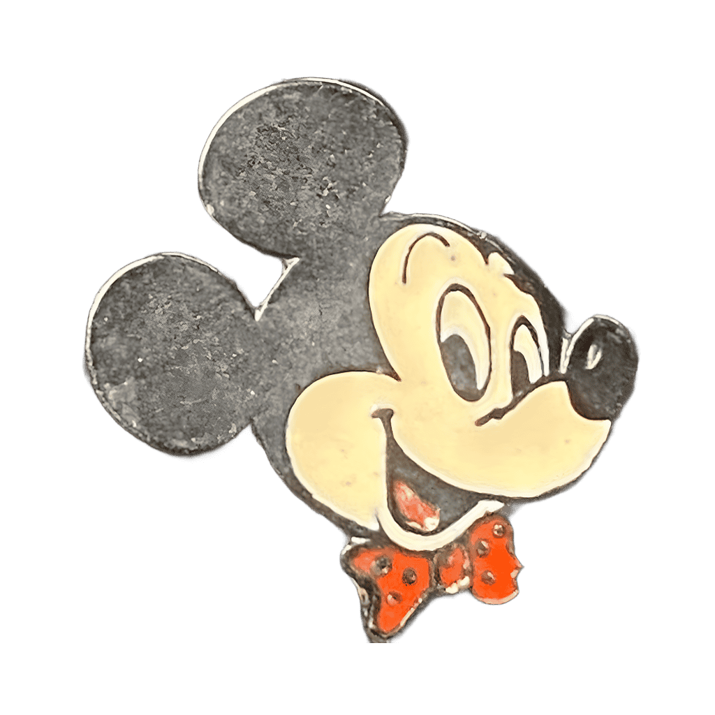 Mickey Head with Red Polka Dot Bowtie Disney pin