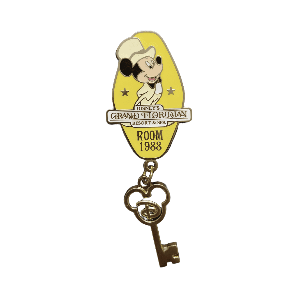 Grand Floridian Resort and Spa Room 1988 - Mickey Mouse Disney pin