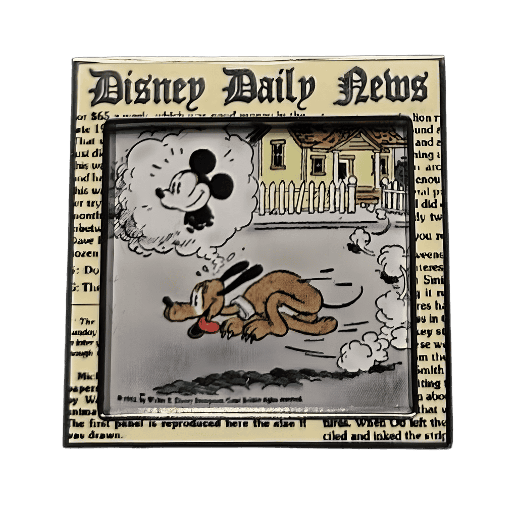 Strip #2 - Pluto Running with Thought Bubble Disney pin