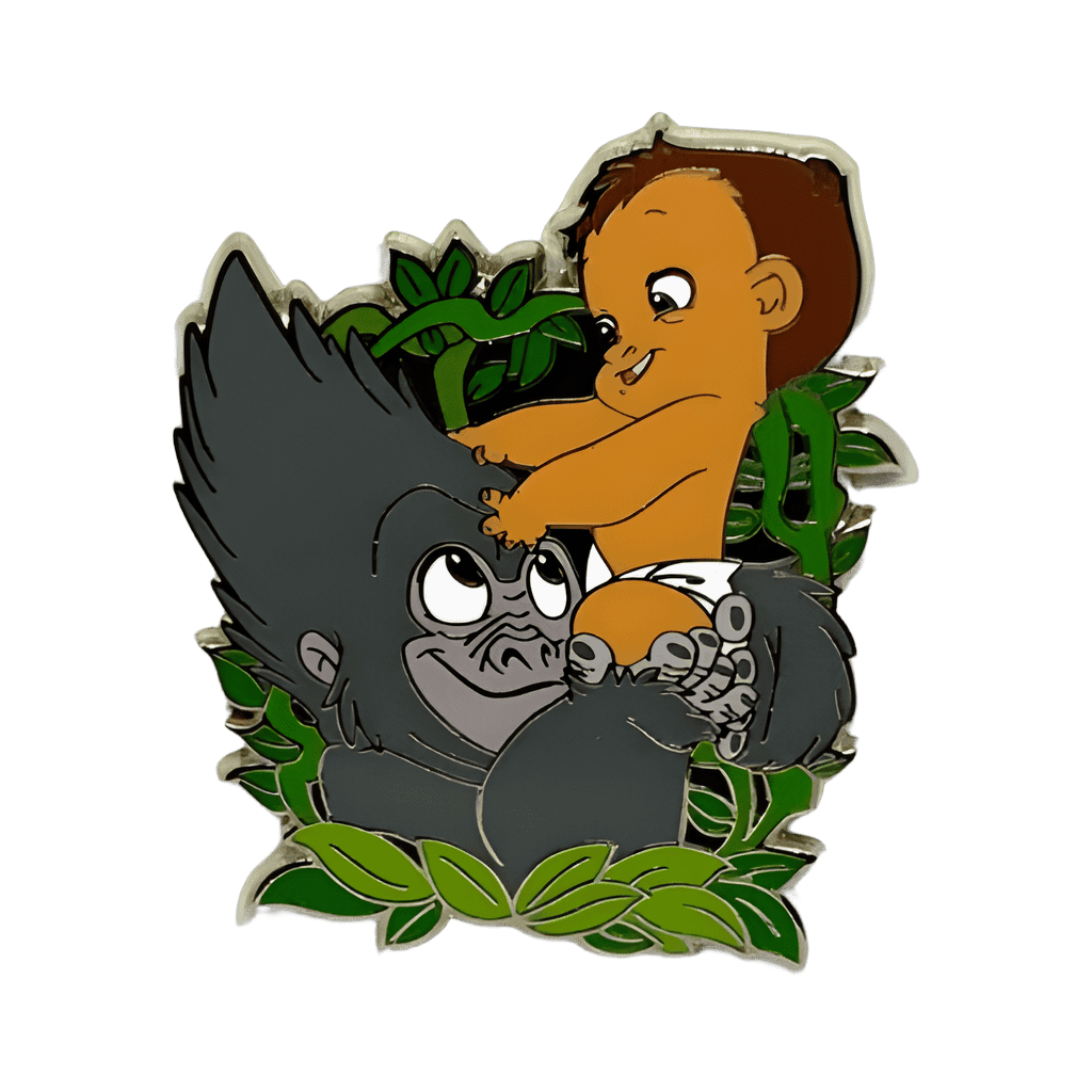 Baby Terk and Tarzan Disney pin