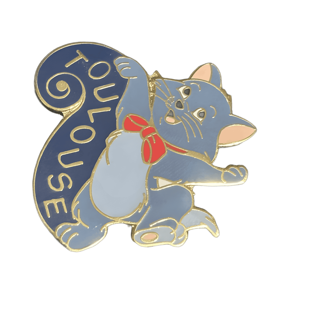 Berlioz with Toulouse’s Name (Error) Disney pin