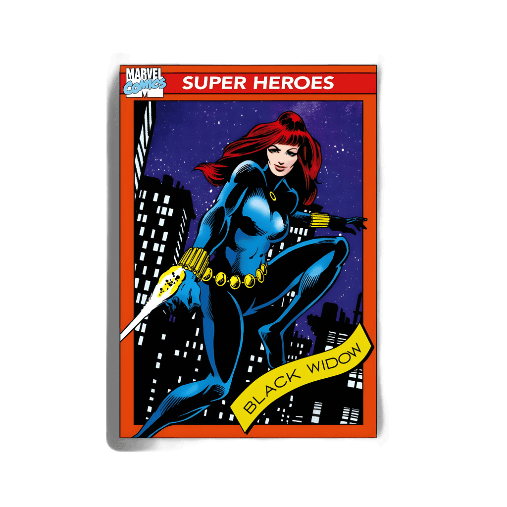Black Widow Trading Card Disney pin