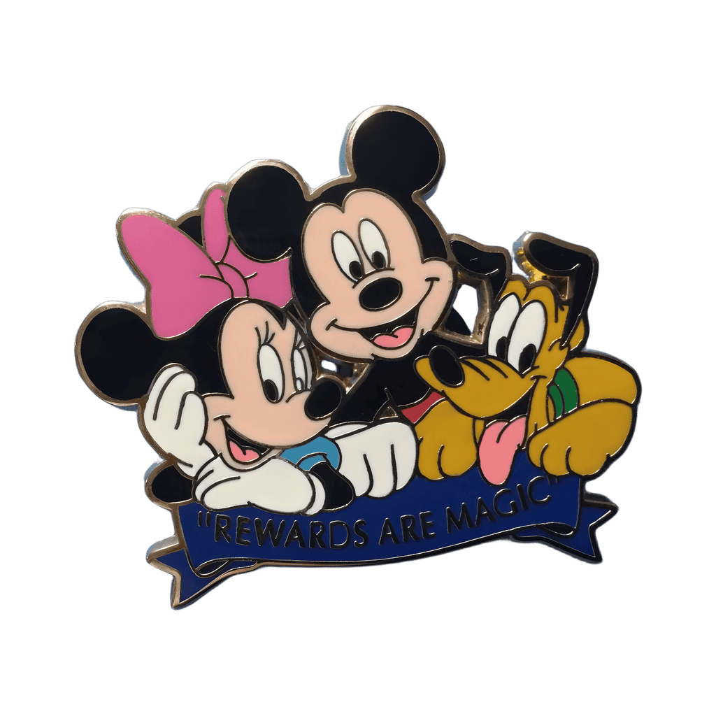 Minnie, Mickey, and Pluto Disney pin