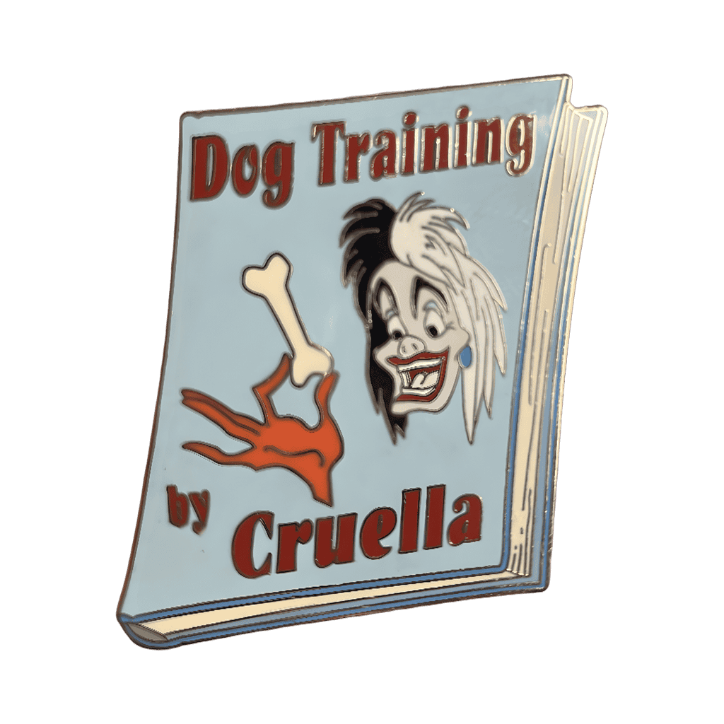 Dog Training by Cruella Book Disney pin