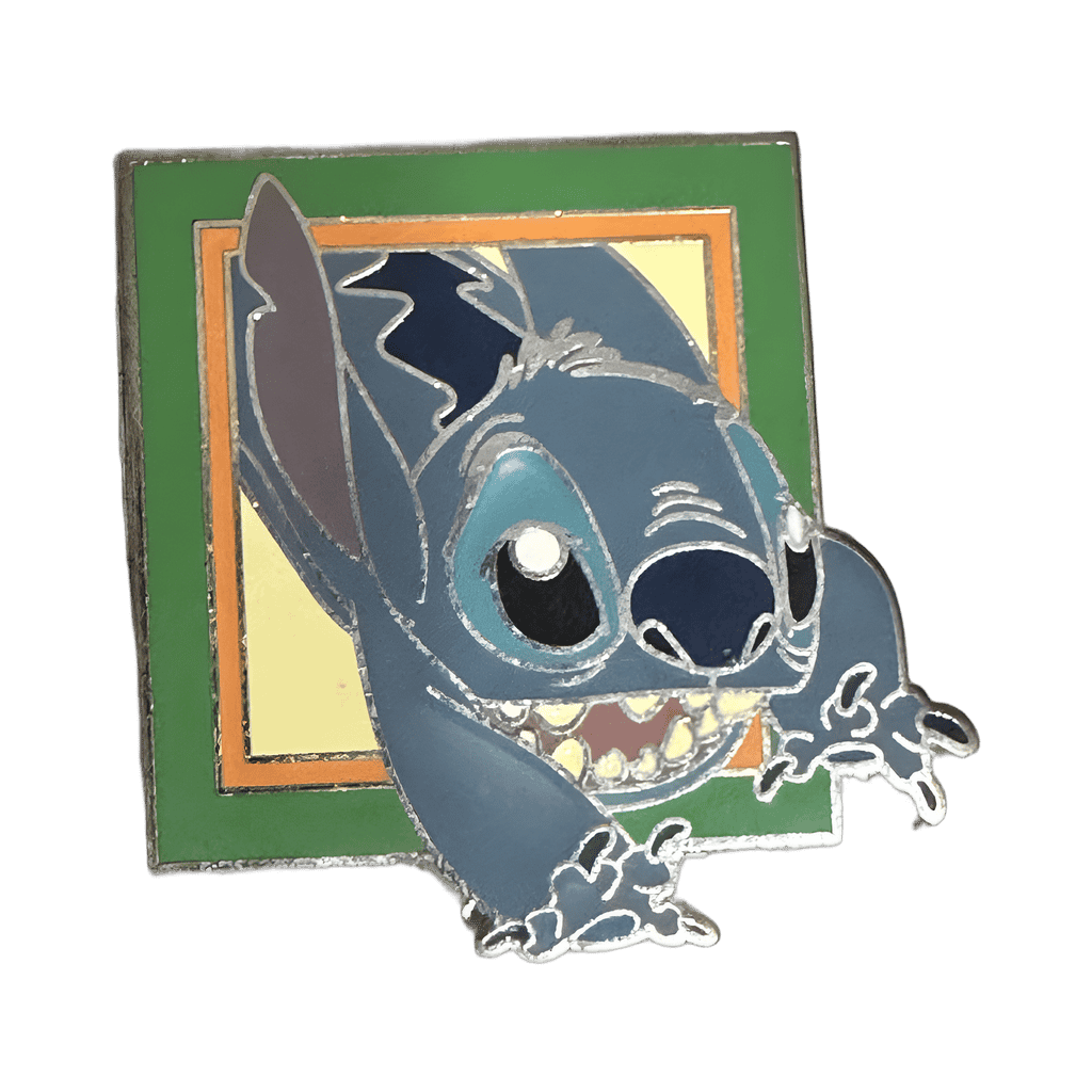 Hip Lanyard - Stitch Experiment 626 - In Green Square Disney pin