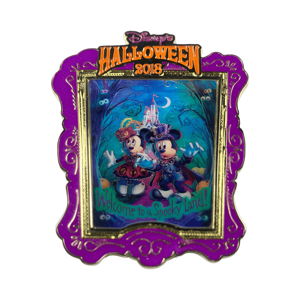 Welcome to A Spooky Land - Mickey & Minnie Disney pin