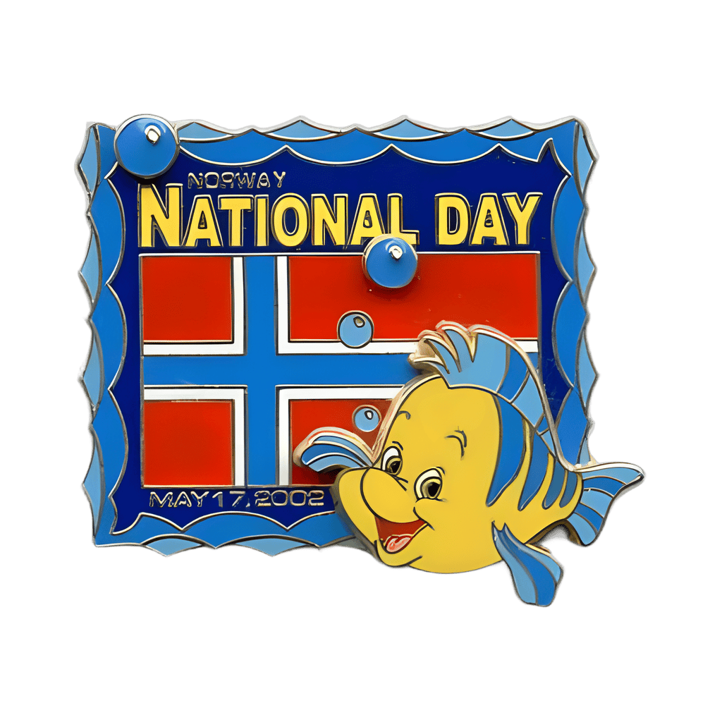 Flounder Disney pin