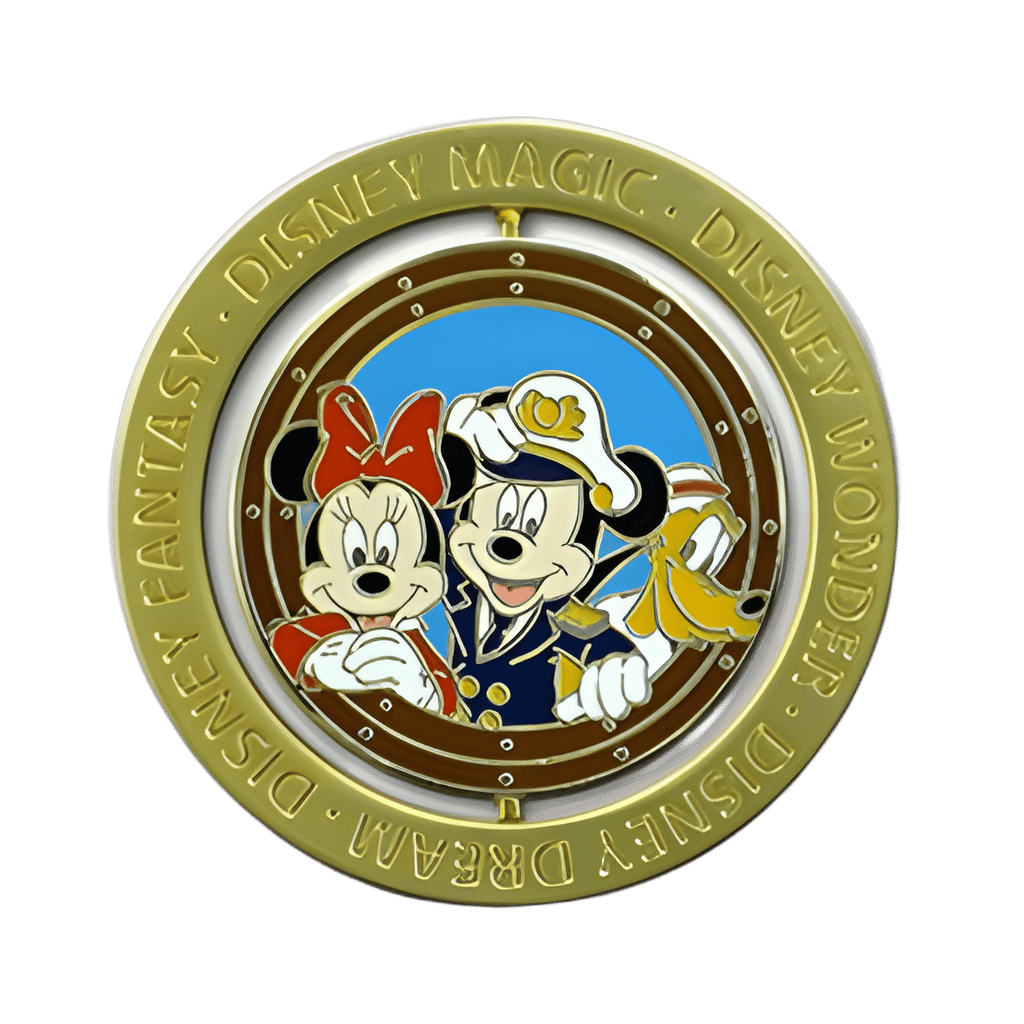 15th Anniversary Spinner (Fantasy, Magic, Wonder, and Dream) Disney pin