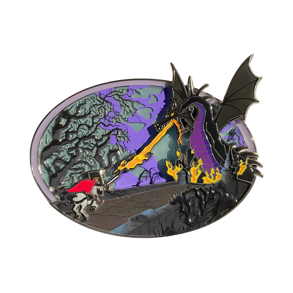 Dragon Fire Disney pin