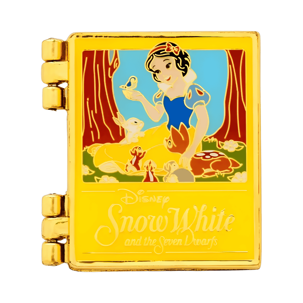 Snow White Book, Open & Close Hinge Disney pin