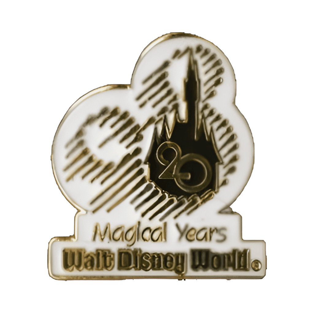 20 Magical Years Castle Pin Disney pin