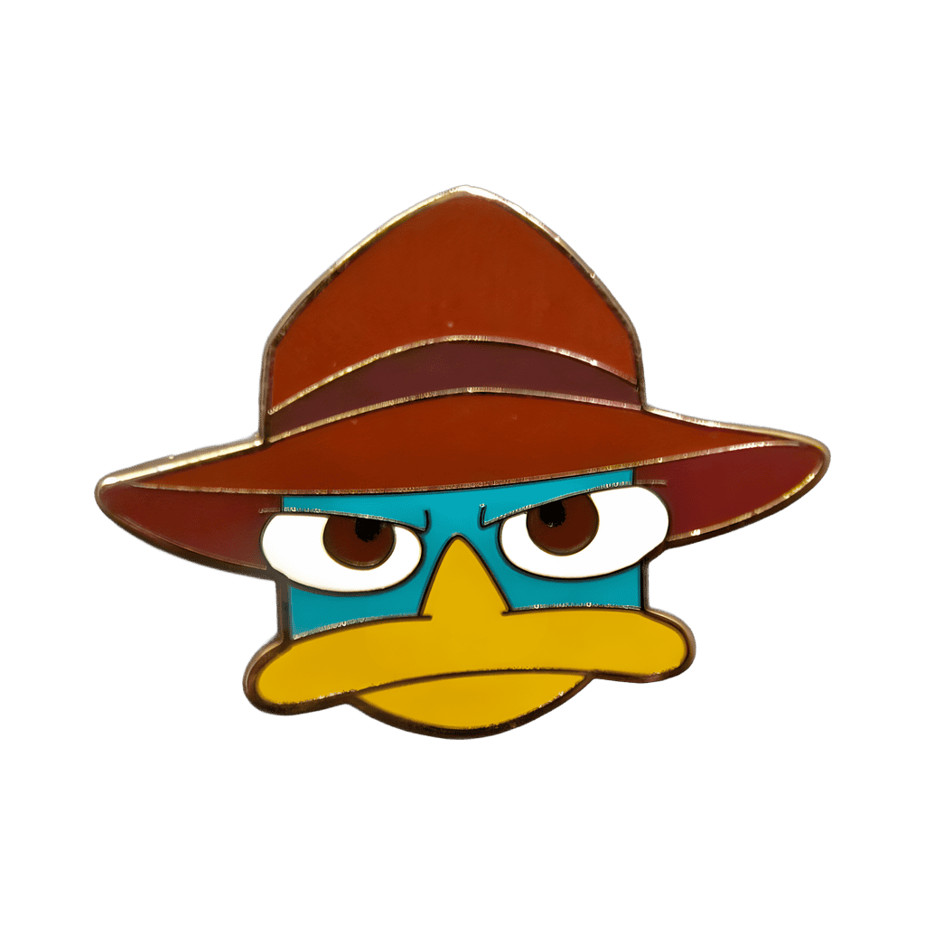 Agent P's Face Disney pin