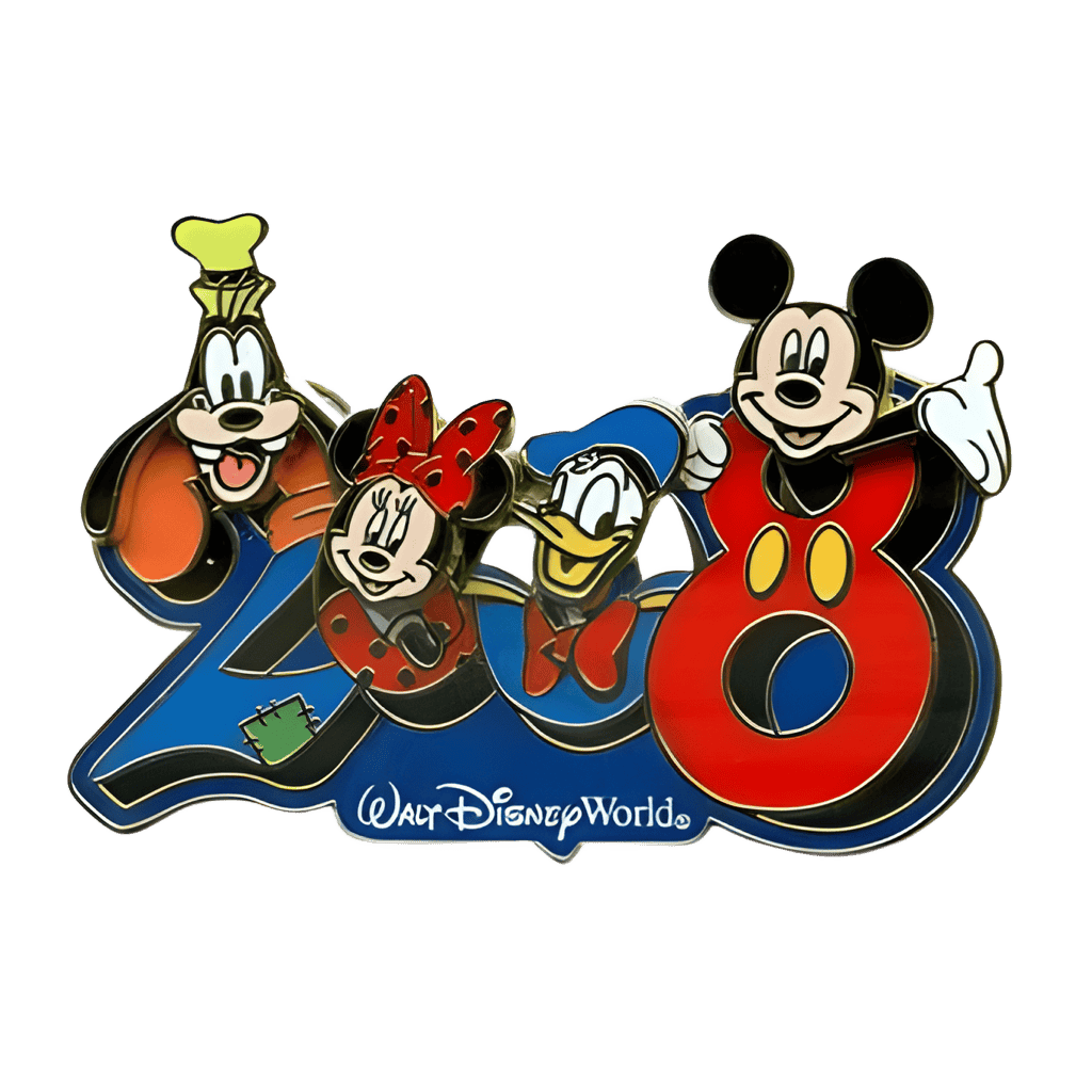 Walt Disney World - Goofy, Minnie, Donald and Mickey Swivel Disney pin