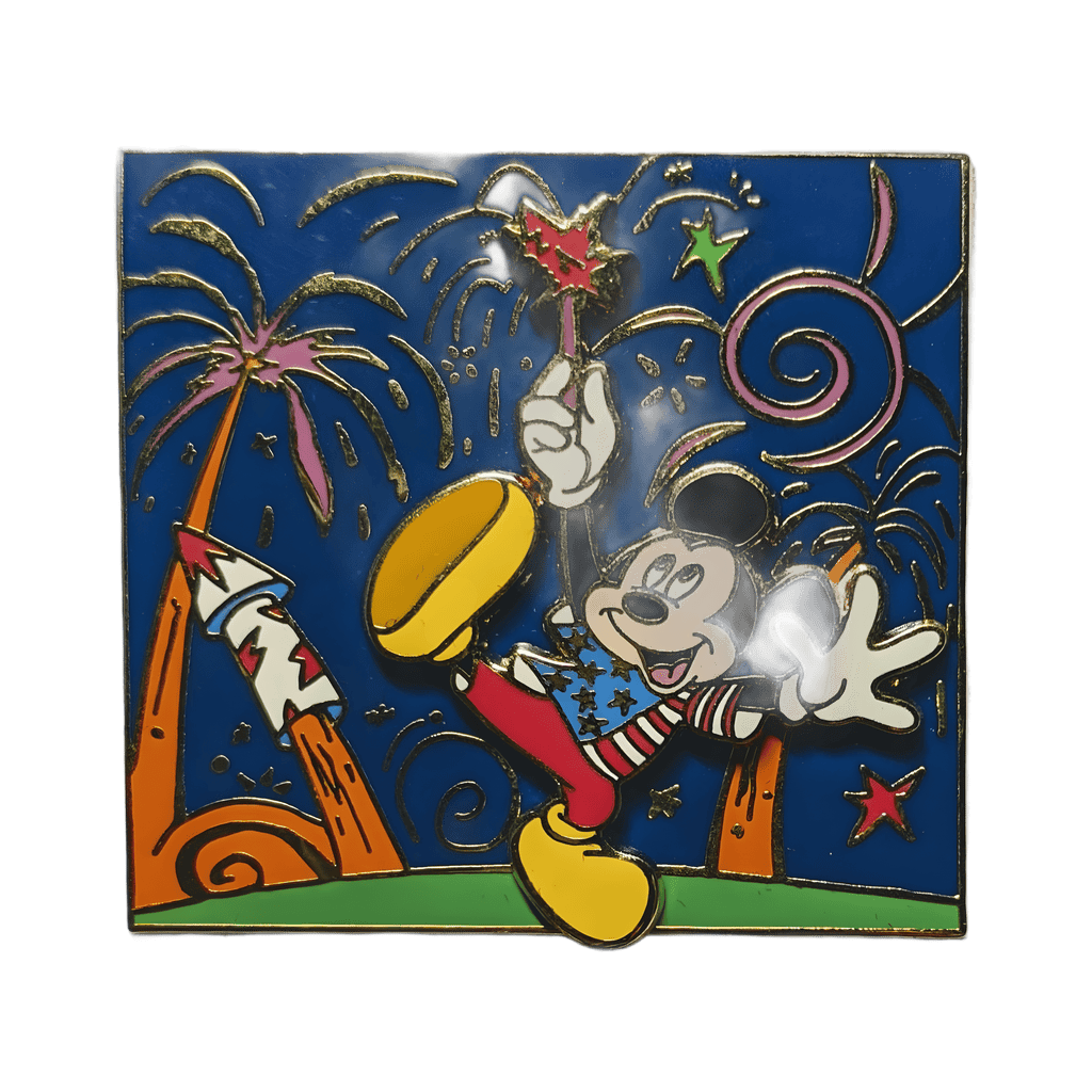 Mickey Mouse with Fireworks Disney pin