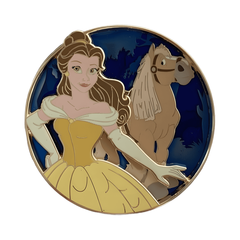 Belle and Phillipe Disney pin