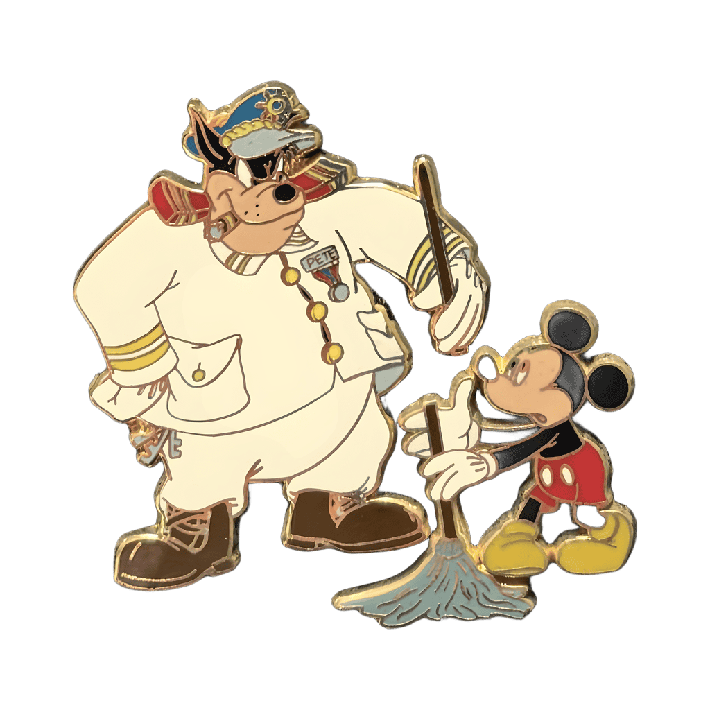 Mickey and Captain Pete Disney pin