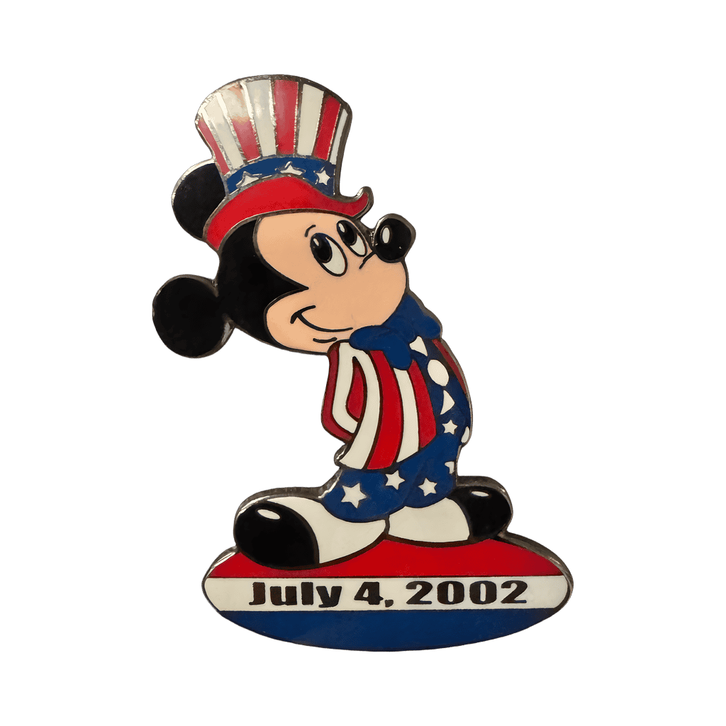 Patriotic Mickey - July 4th, 2002 Disney pin
