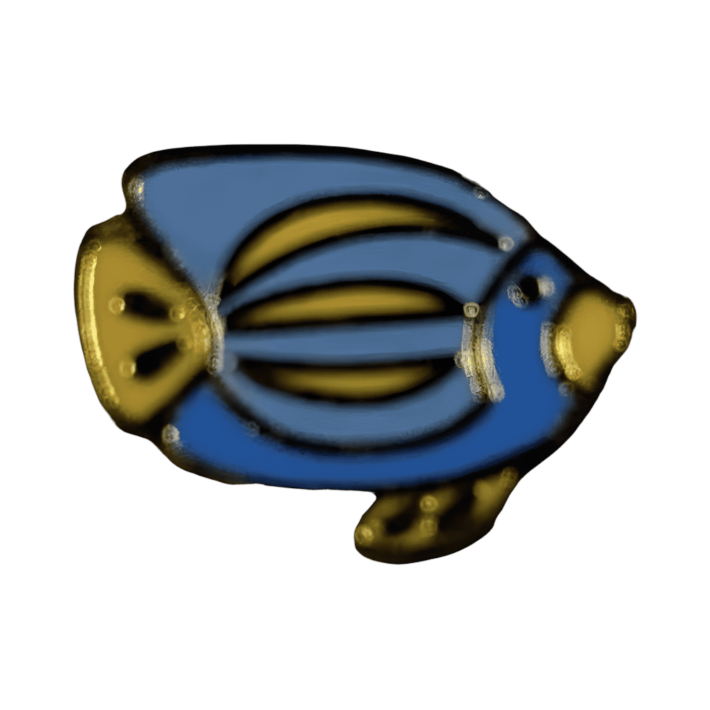 Blue Fish Disney pin