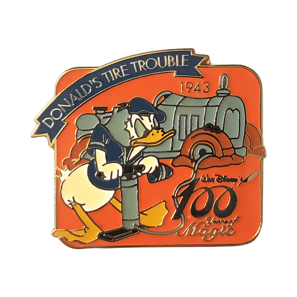 Donald Duck in "Donald's Tire Trouble" Disney pin