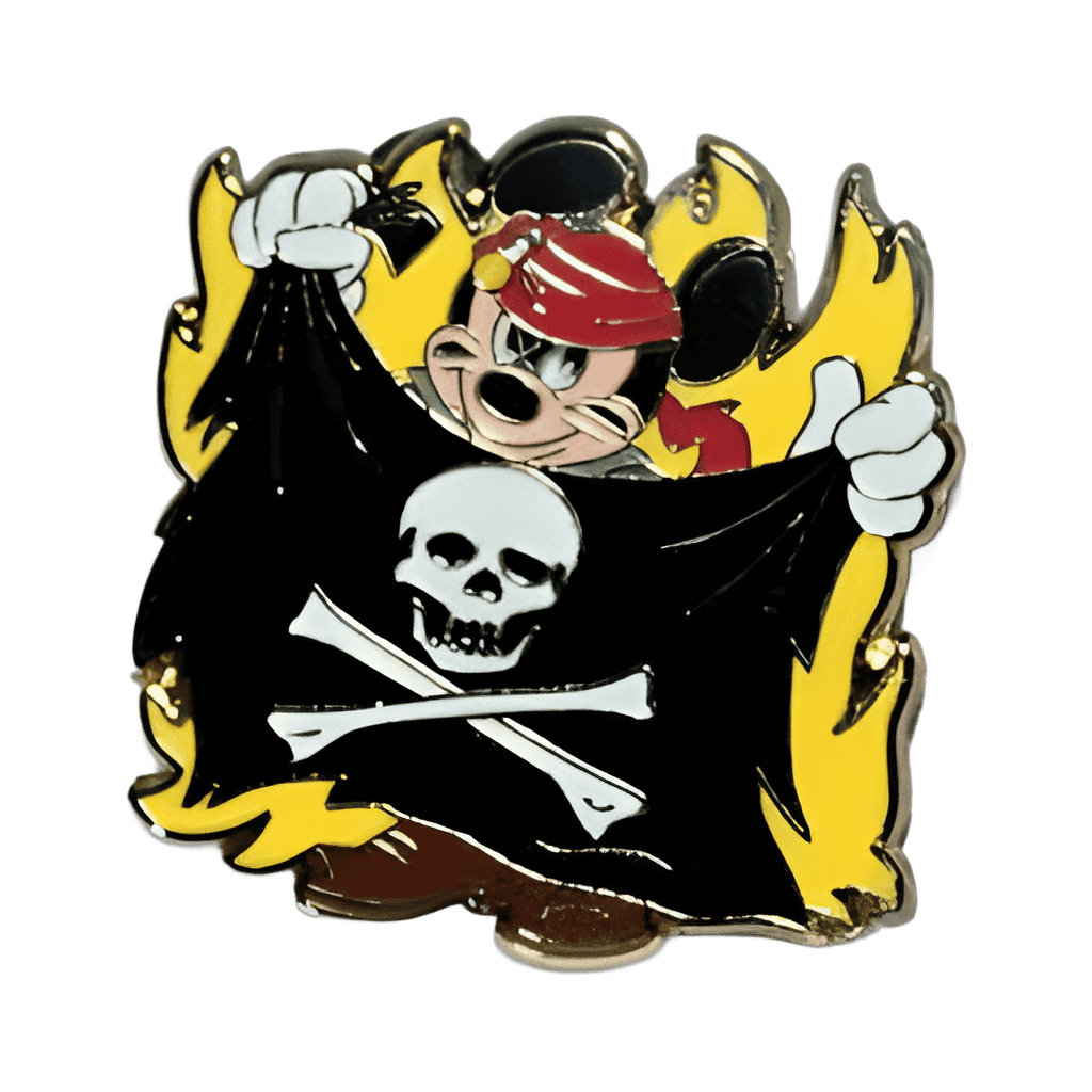 Mickey as Jack Sparrow Disney pin