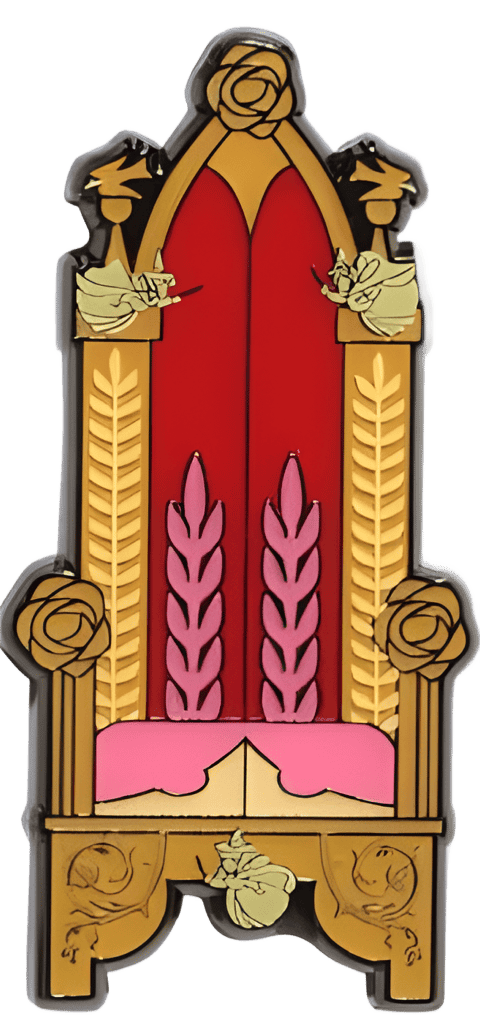 Aurora Throne Disney pin