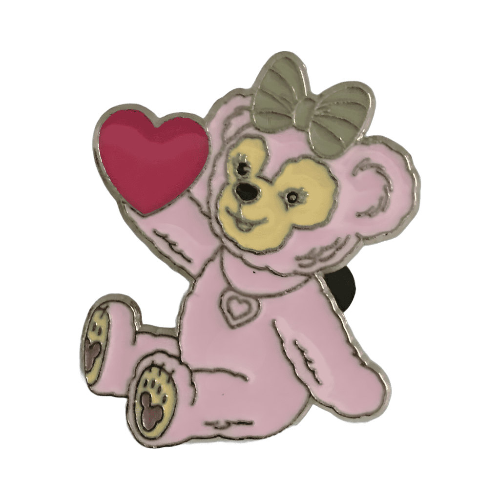 ShellieMay Sitting Holding Heart Disney pin