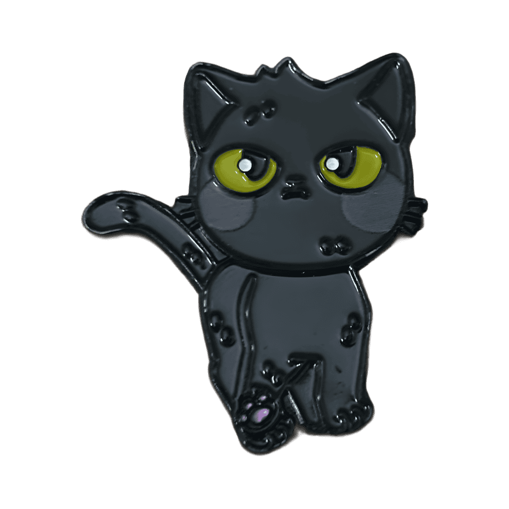 Black Flerkitten Disney pin