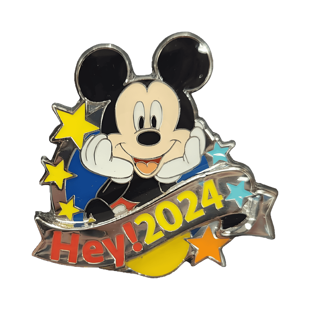 Monogram - Mickey with Hey! 2024 Ribbon Disney pin