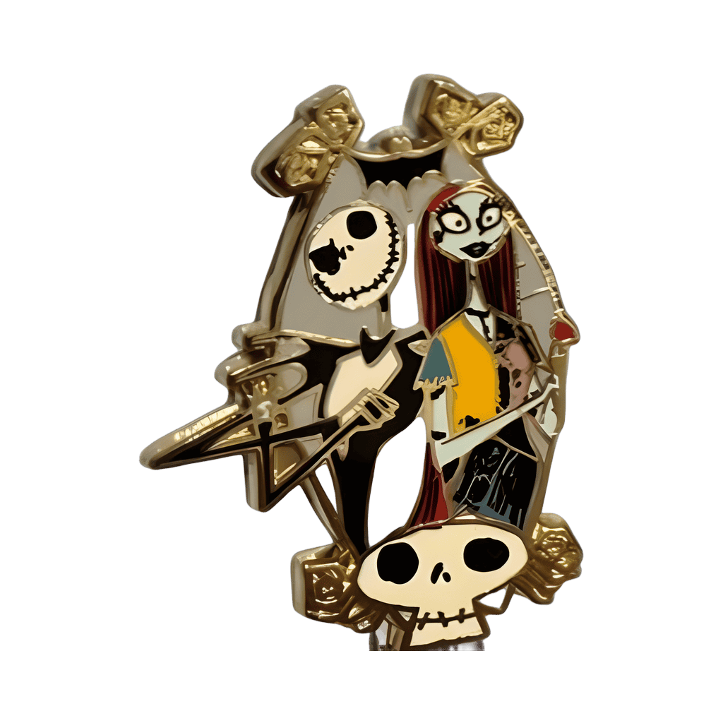 Jack and Sally Disney pin