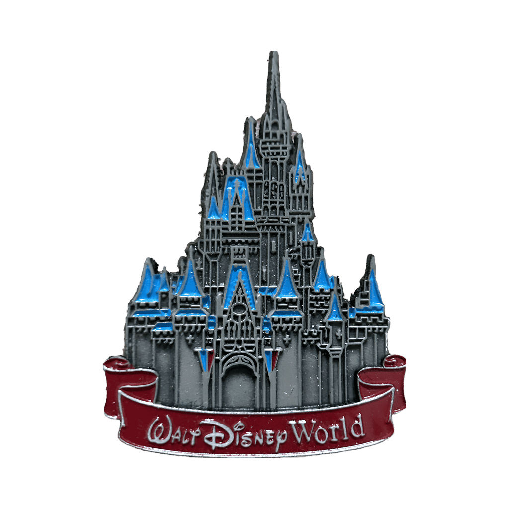 Pewter Cinderella’s Castle Disney pin