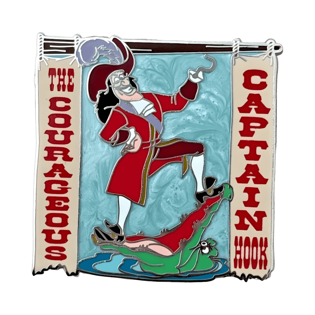 Captain Hook as The Courageous Captain Hook Disney pin