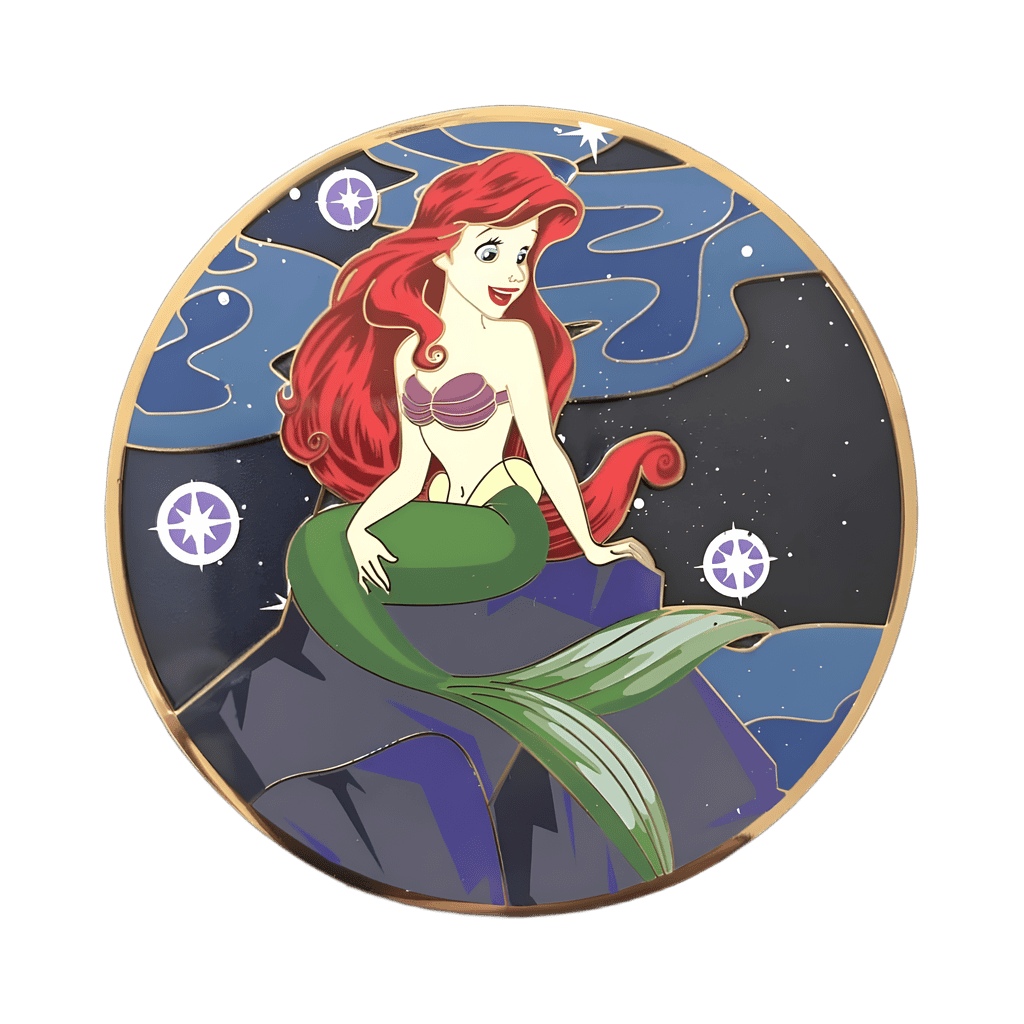 The Little Mermaid - Ariel Sitting on Rock Disney pin