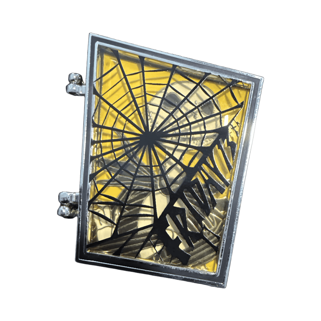 Hinged Spiderweb Window Jack Skellington Disney pin