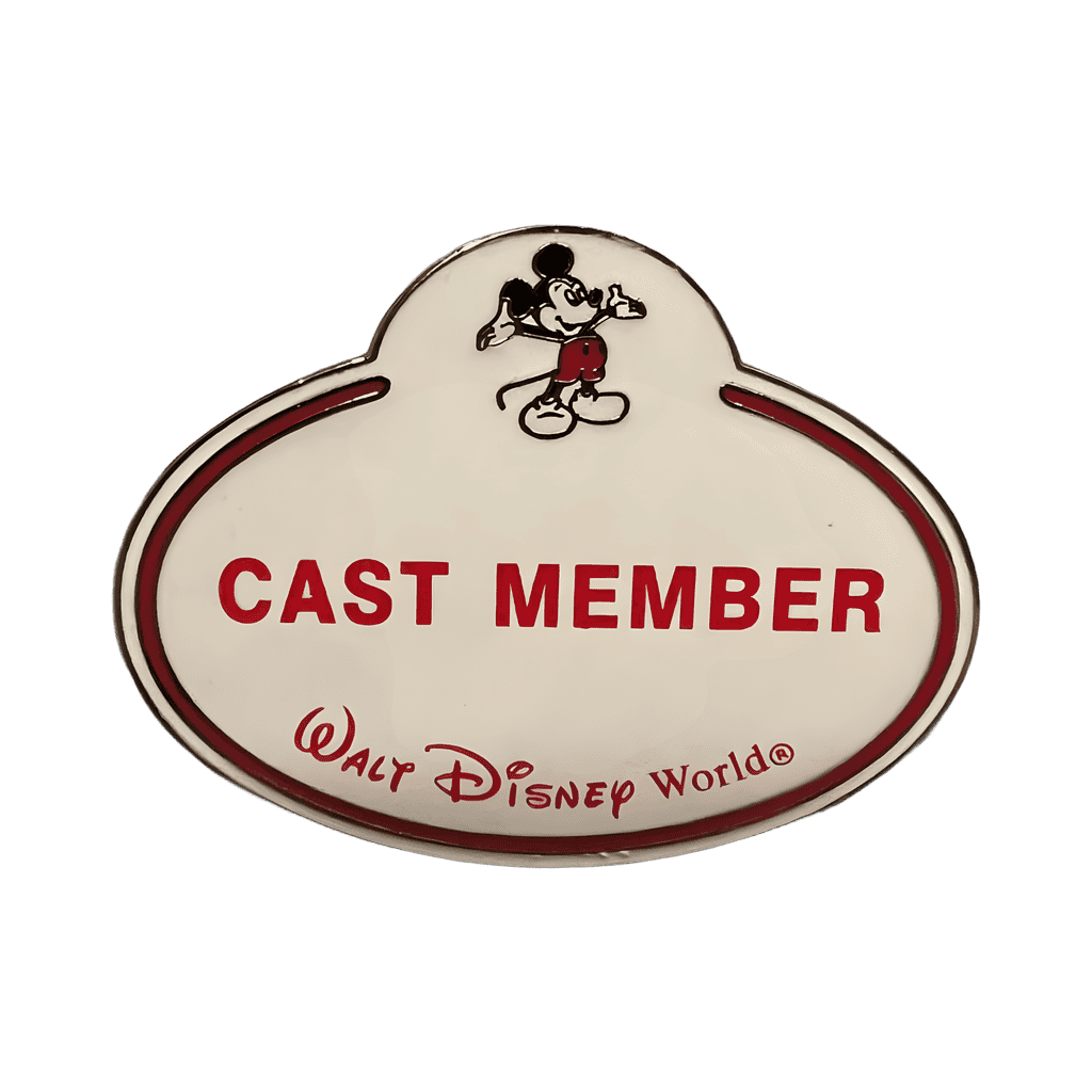 Cast Member Nametag Disney pin