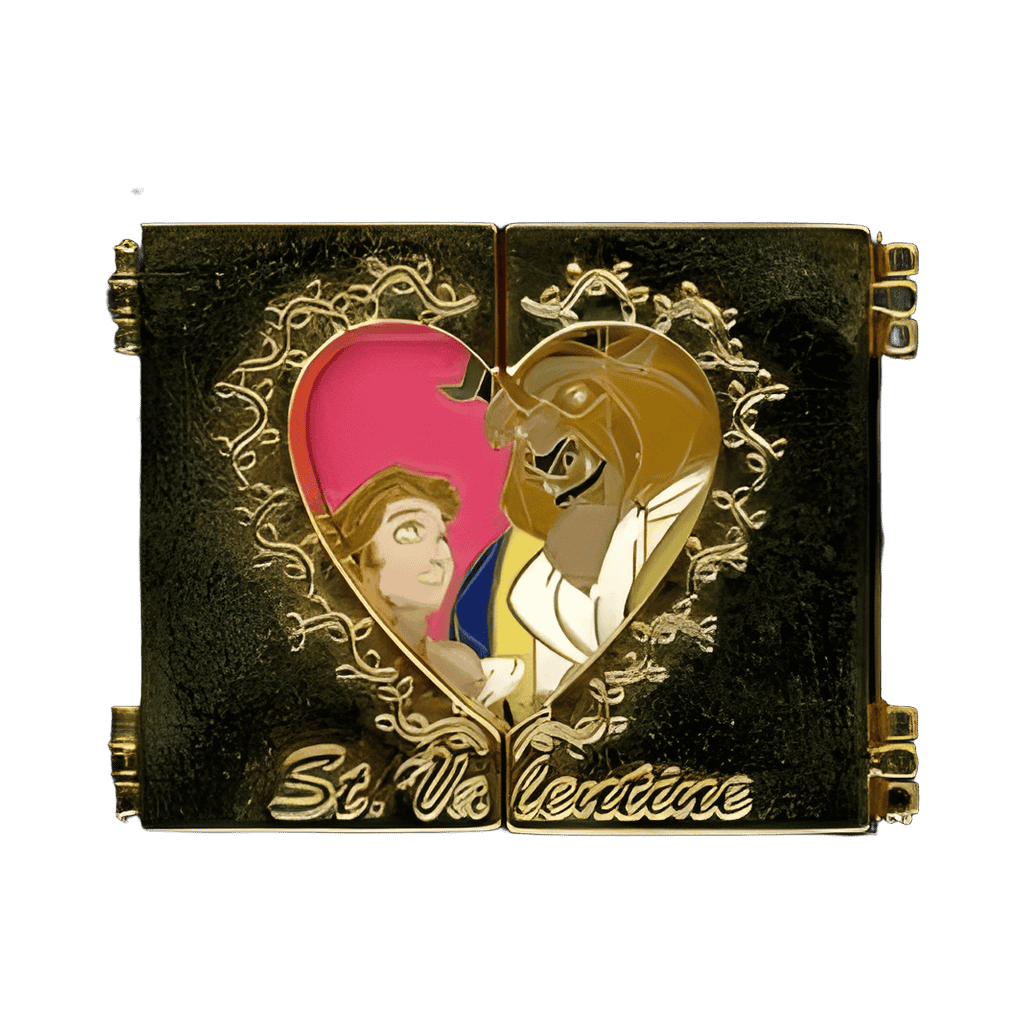 Belle & Beast Disney pin