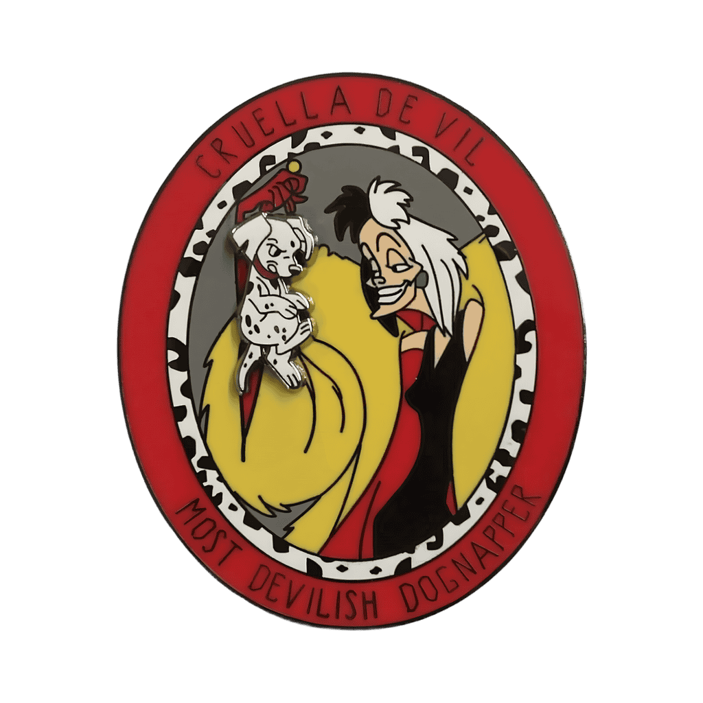 Cruella de Vil - Most Devilish Dognapper Disney pin