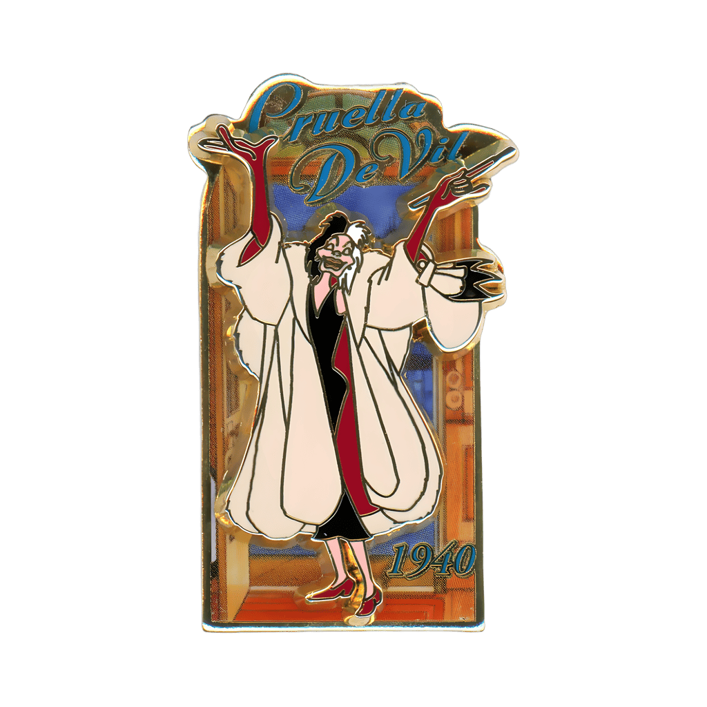 Cruella de Vil - 1940 - Error Disney pin