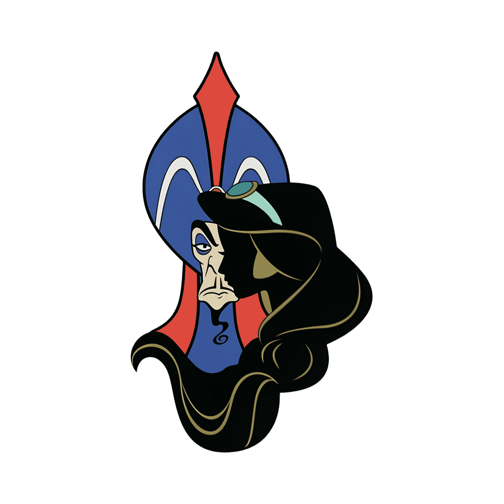 Jafar and Jasmine Disney pin