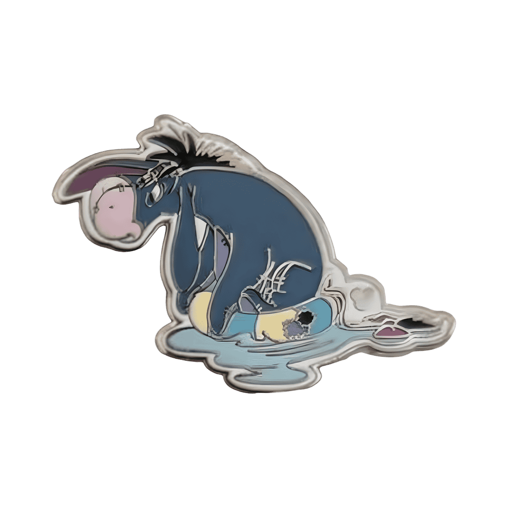 Eeyore Splashing in Water Disney pin