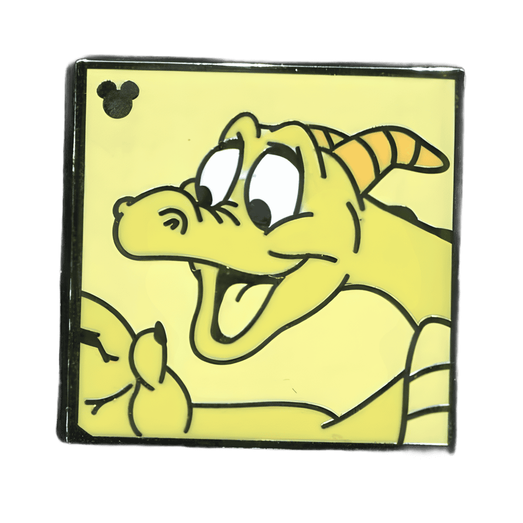 Yellow Figment Disney pin